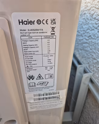 condizionatore haier da 14000 btu