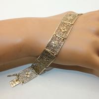 Stupendo bracciale filigrana argento anni 30