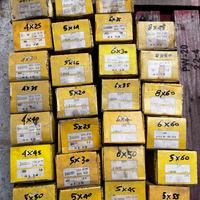 stock 20pz. viti taglio piano, metriche svasate