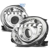 FARI FIAT 500 07-15 LUCE DIURNA OCCHI ANGEL FONDO 