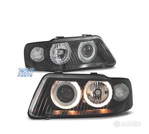 FARI AUDI A3 8L 00-03 ANGEL EYES FONDO NERO