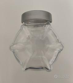 Barattolo in vetro per alimenti cm 13x17Hx13P