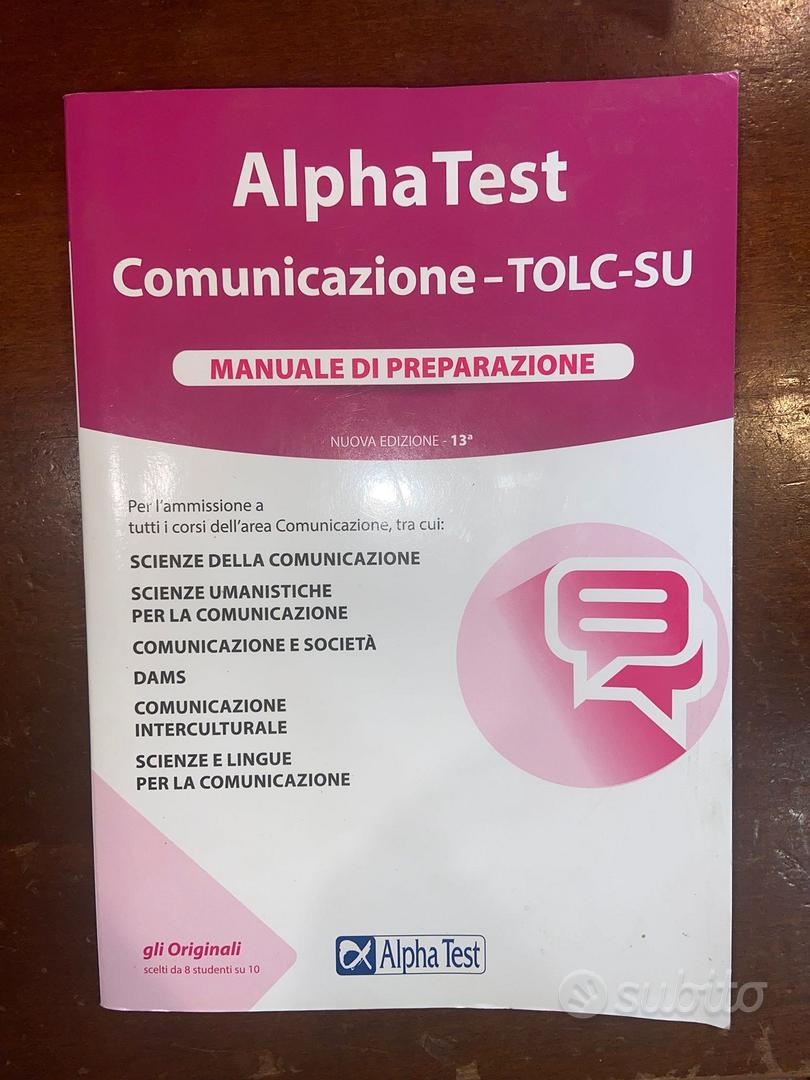 Alpha Test. Ingegneria. Manuale per i test di ammissione - Usato