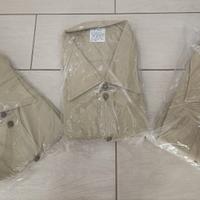 Lotto 3 Camicie Militari E.I. Beige Tg. 183/4L