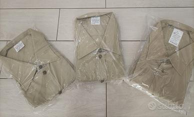 Lotto 3 Camicie Militari E.I. Beige Tg. 183/4L