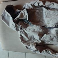 Giacca paravento e parapioggia grigia S Decathlon 