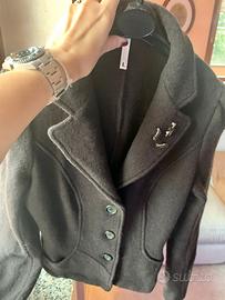Giacca lana marrone Met Tg. L ( veste piccolo)