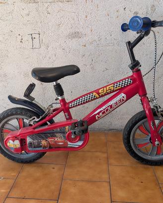 Bici Bambino 2-3 Anni Cars Saetta MC Queen Disney 