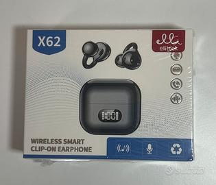 Auricolari Ellitteck X62 Wireless Clip-On 🎧
