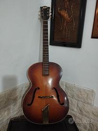 chitarra archtop vintage-6 corde-finitura sunburst