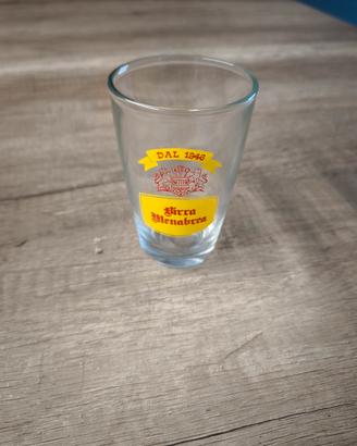 Bicchieri originali Menabrea anni 70