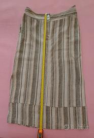 gonna lunga ESTIVA a righe