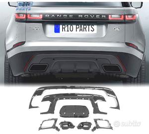 DIFFUSORE RANGE ROVER VELAR 17- LOOK R DYNAMIC NER