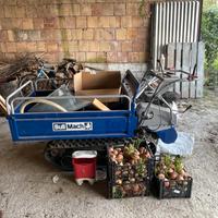 Motocarriola cingolata e cella frigorifera