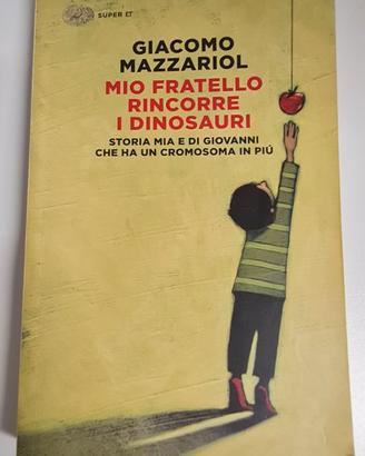 Libro " mio fratello rincorre i dinosauri "