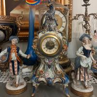 antica porcellana Capodimonte trittico 