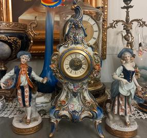 antica porcellana Capodimonte trittico 