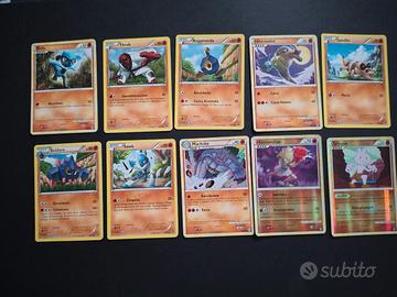 20 CARTE POKEMON ANNO 2011