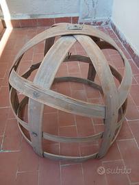 Antico Scaldaletto (Trabiccolo) in Legno