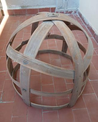 Antico Scaldaletto (Trabiccolo) in Legno