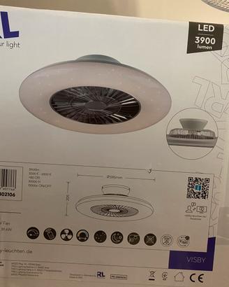 Lampadario plafoniera com ventilatore