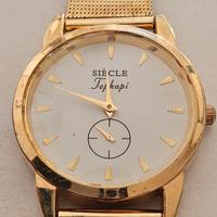 Orologio Siecle vintage dorato da polso