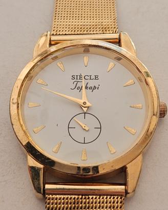 Orologio Siecle vintage dorato da polso
