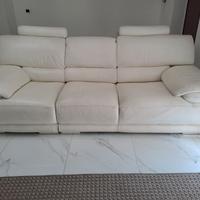 Divano in vera pelle