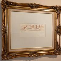 incisione di Salvador Dalì in splendida cornice 