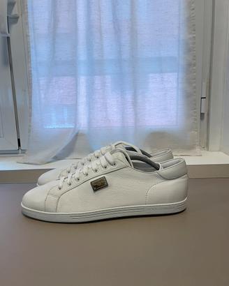Sneakers Dolce & Gabbana bianche, nuove taglia 45