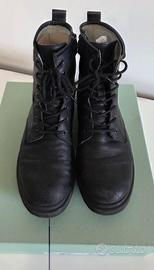 Scarpe stivaletti invernali pelle NeroGiardini n38