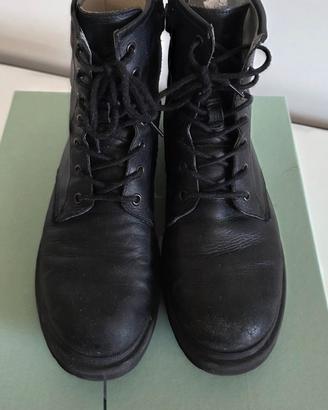 Scarpe stivaletti invernali pelle NeroGiardini n38