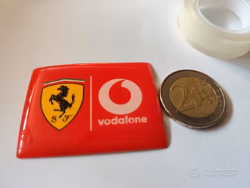 Ferrari. adesivi in plastica gommata
