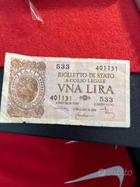 Biglietto di Stato  da 1 Lira "Italia Turrita"