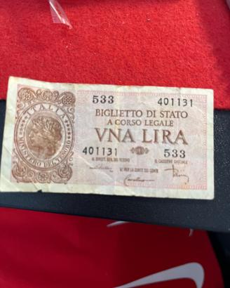 Biglietto di Stato  da 1 Lira "Italia Turrita"