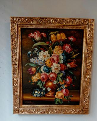 Quadro dipinto natura morta vintage