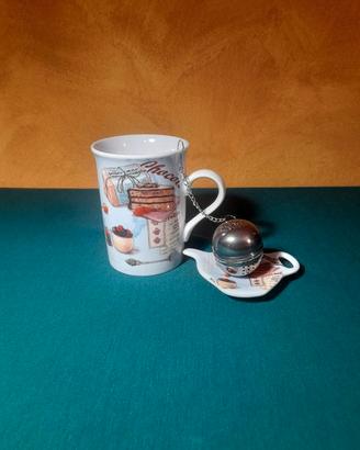 Tazza tisaniera in porcellana