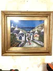 QUADRO "I TRULLI" MICHELE LAPESARA