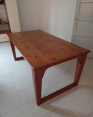 Tavolo legno massello restaurato 182x98