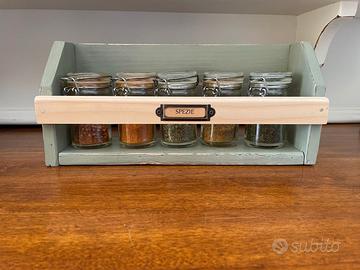 Porta spezie in Legno  Country