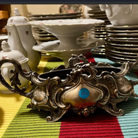 PREGIATAgiardinieraLUIGIxvBRONZOargentatoFINE800