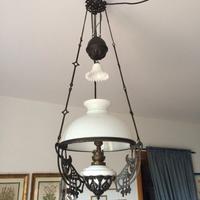 Lampadario originale. Primi '900 con saliscendi