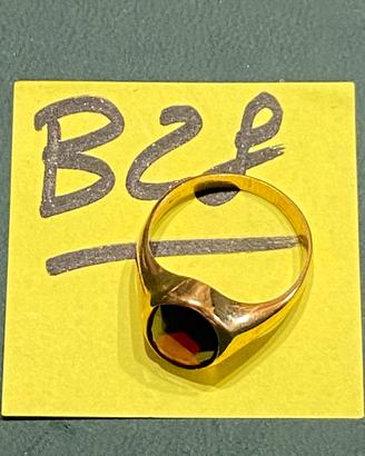 Anello Donna Vintage in ORO 750 con Rubino (g.3,60