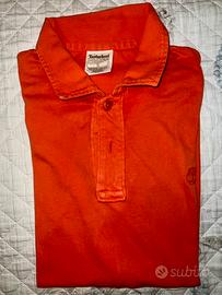 Polo Timberland arancio taglia L