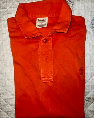 Polo Timberland arancio taglia L