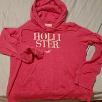 Felpa fucsia Hollister Taglia M
