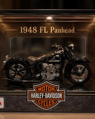 modellino moto  FL Panhead Harley  Davidson 