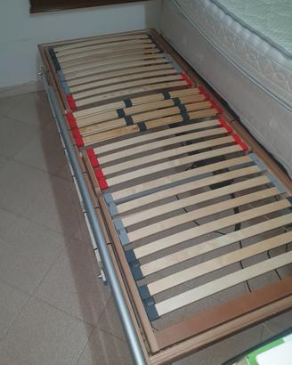 Rete elettrica motorizzata + Materasso + Sponda