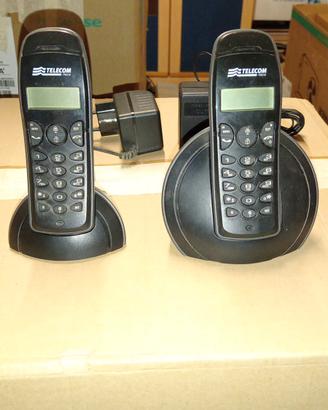 coppia telefoni cordless tèlecom