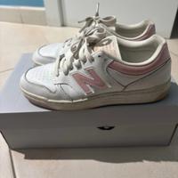 New balance bianche e rosa